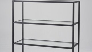 ガラス棚（ブラックフレーム） | ディスプレイビック